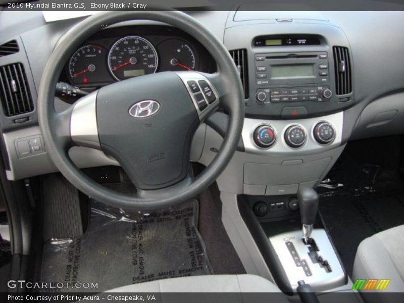 Dashboard of 2010 Elantra GLS