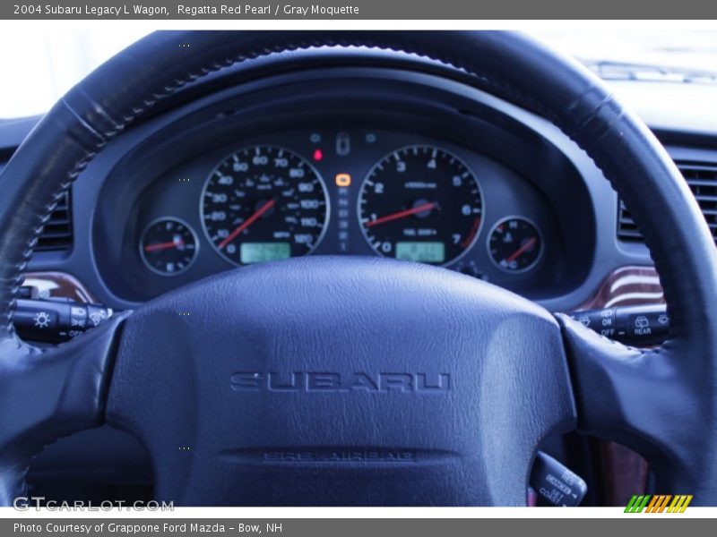 Regatta Red Pearl / Gray Moquette 2004 Subaru Legacy L Wagon