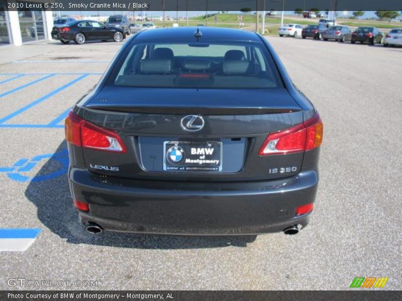Smoky Granite Mica / Black 2010 Lexus IS 250