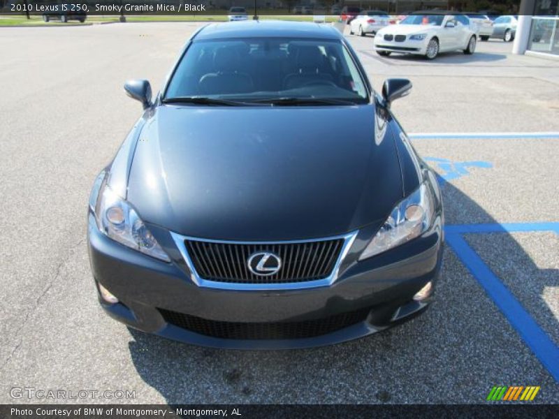 Smoky Granite Mica / Black 2010 Lexus IS 250
