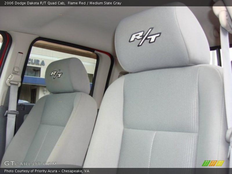 Flame Red / Medium Slate Gray 2006 Dodge Dakota R/T Quad Cab