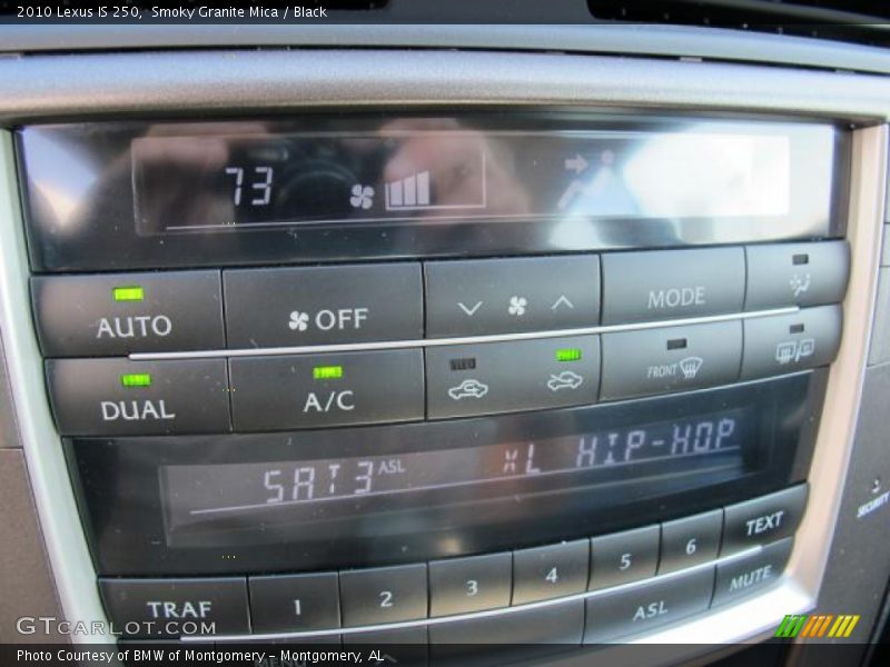 Controls of 2010 IS 250