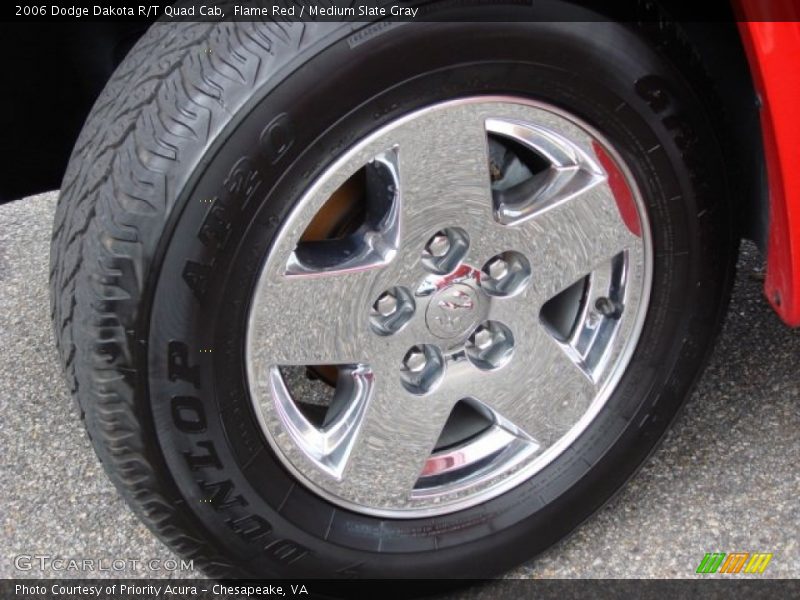Flame Red / Medium Slate Gray 2006 Dodge Dakota R/T Quad Cab