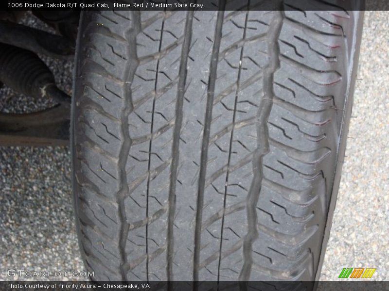 Flame Red / Medium Slate Gray 2006 Dodge Dakota R/T Quad Cab