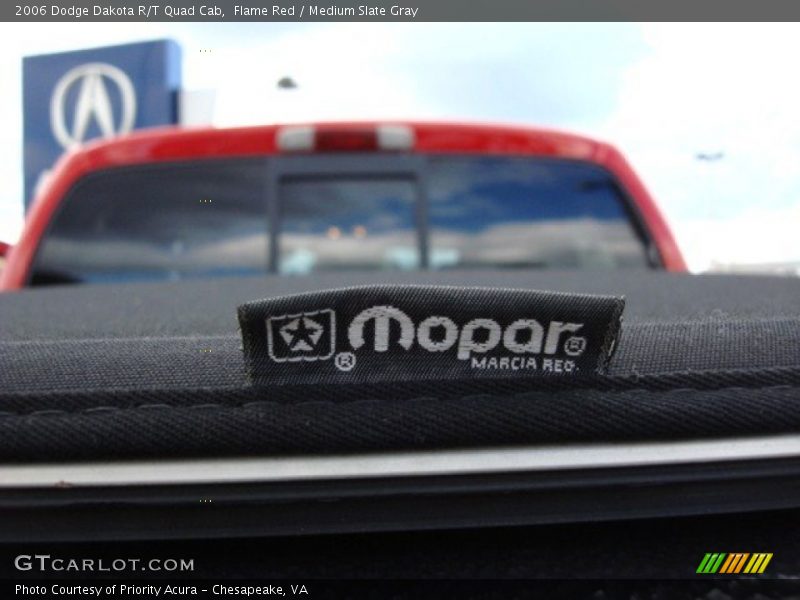 Flame Red / Medium Slate Gray 2006 Dodge Dakota R/T Quad Cab