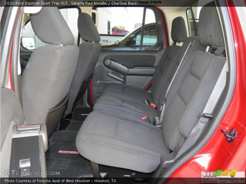 Sangria Red Metallic / Charcoal Black 2010 Ford Explorer Sport Trac XLT