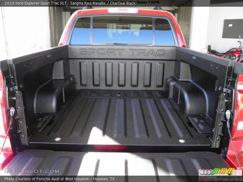 Sangria Red Metallic / Charcoal Black 2010 Ford Explorer Sport Trac XLT