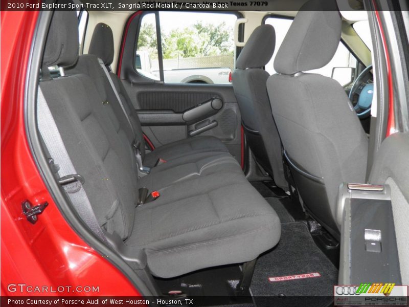 Sangria Red Metallic / Charcoal Black 2010 Ford Explorer Sport Trac XLT