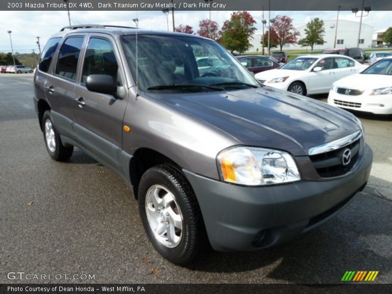 Dark Titanium Gray Metallic / Dark Flint Gray 2003 Mazda Tribute DX 4WD