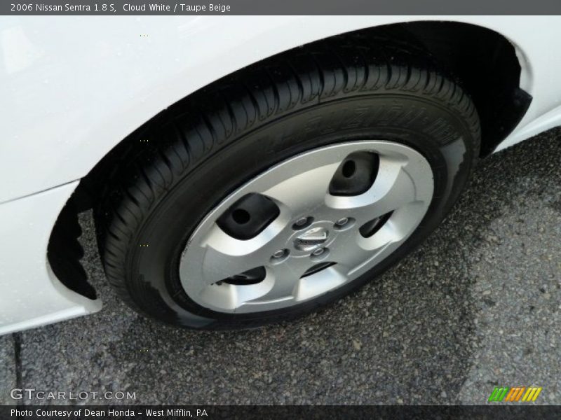 Cloud White / Taupe Beige 2006 Nissan Sentra 1.8 S