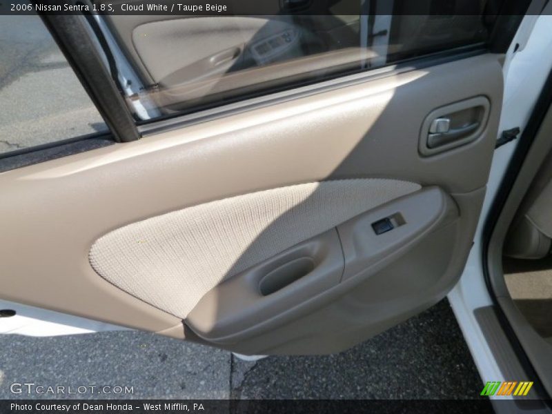 Cloud White / Taupe Beige 2006 Nissan Sentra 1.8 S