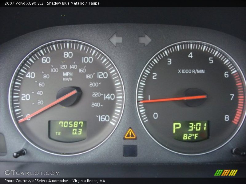 Shadow Blue Metallic / Taupe 2007 Volvo XC90 3.2