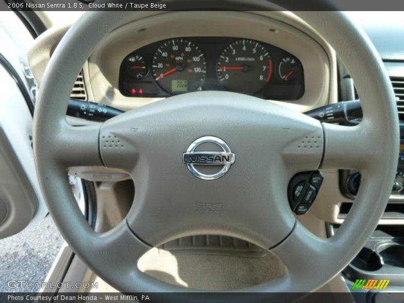 Cloud White / Taupe Beige 2006 Nissan Sentra 1.8 S