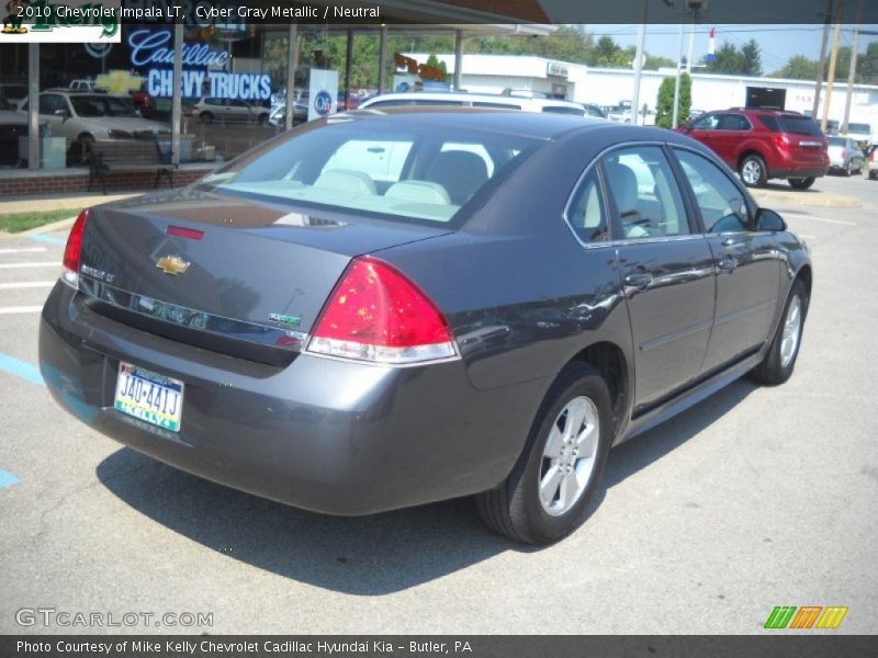 Cyber Gray Metallic / Neutral 2010 Chevrolet Impala LT