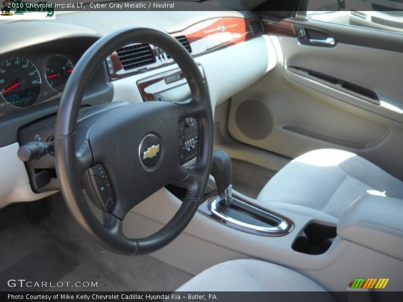 Cyber Gray Metallic / Neutral 2010 Chevrolet Impala LT