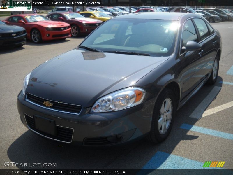 Cyber Gray Metallic / Neutral 2010 Chevrolet Impala LT
