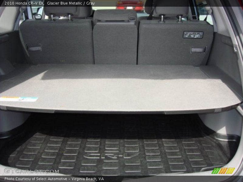 Glacier Blue Metallic / Gray 2010 Honda CR-V EX