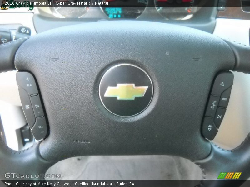 Cyber Gray Metallic / Neutral 2010 Chevrolet Impala LT