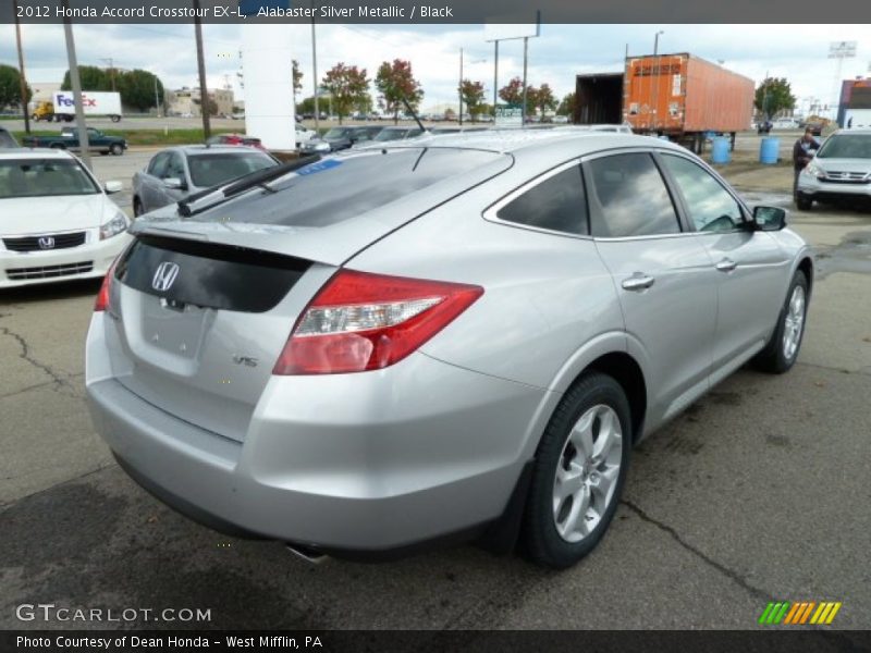 Alabaster Silver Metallic / Black 2012 Honda Accord Crosstour EX-L