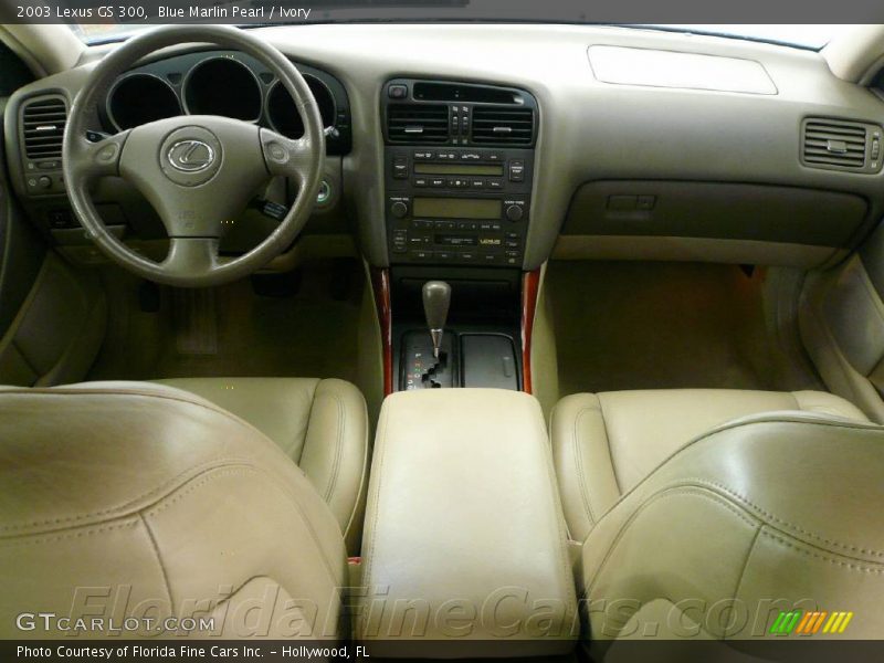 Blue Marlin Pearl / Ivory 2003 Lexus GS 300