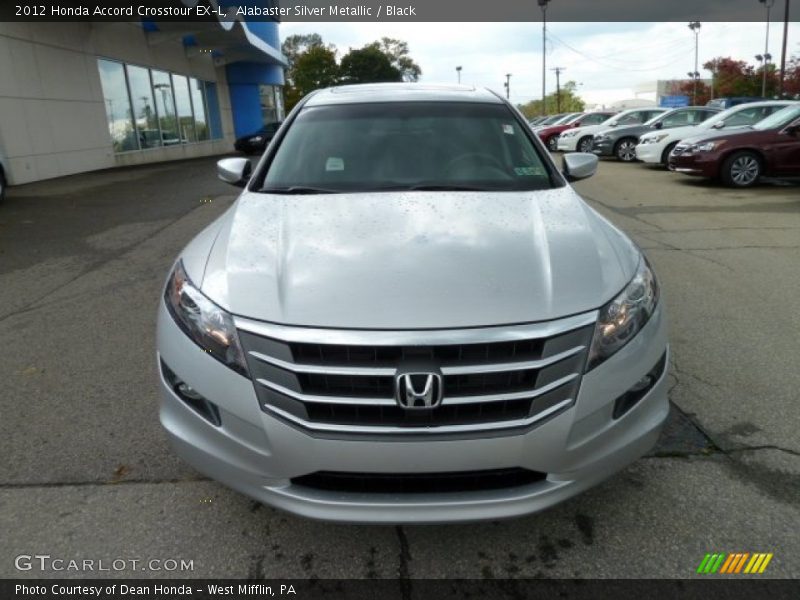 Alabaster Silver Metallic / Black 2012 Honda Accord Crosstour EX-L