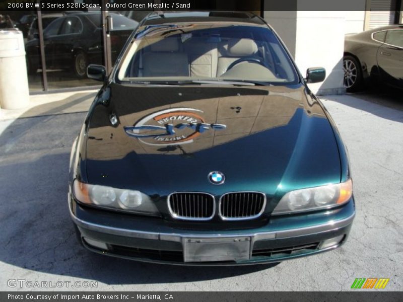 Oxford Green Metallic / Sand 2000 BMW 5 Series 528i Sedan