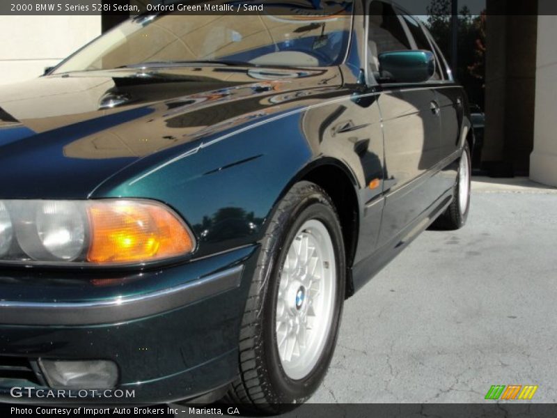 Oxford Green Metallic / Sand 2000 BMW 5 Series 528i Sedan