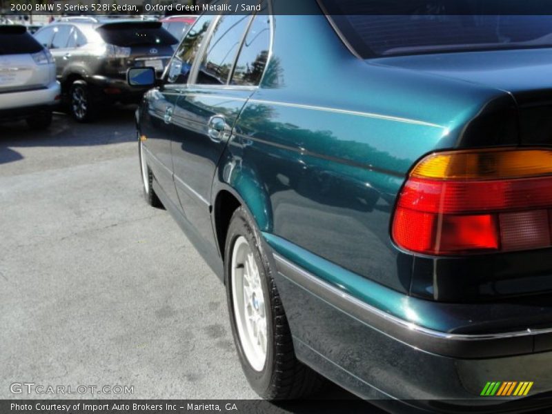 Oxford Green Metallic / Sand 2000 BMW 5 Series 528i Sedan