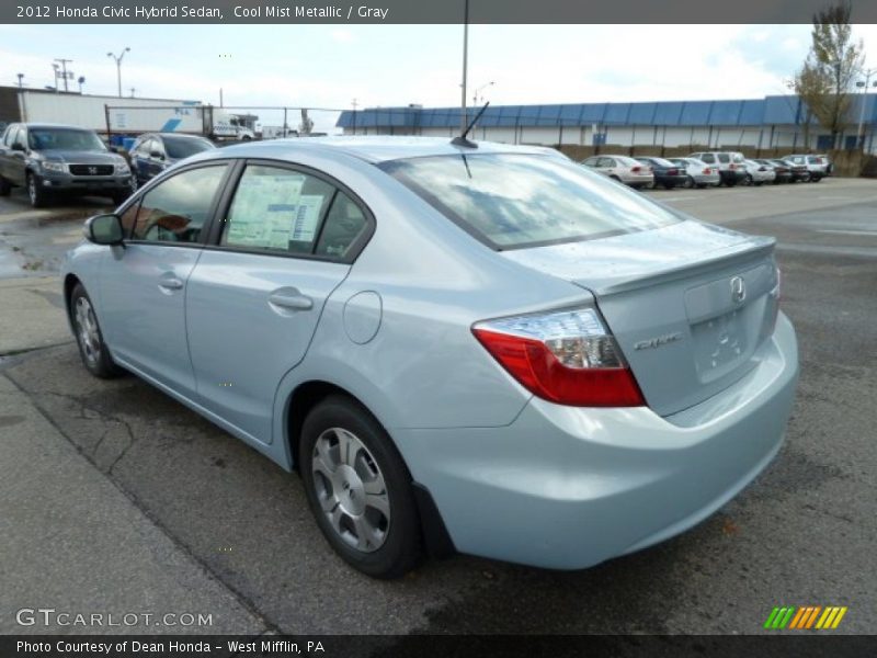  2012 Civic Hybrid Sedan Cool Mist Metallic