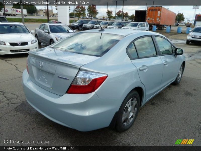 2012 Civic Hybrid Sedan Cool Mist Metallic