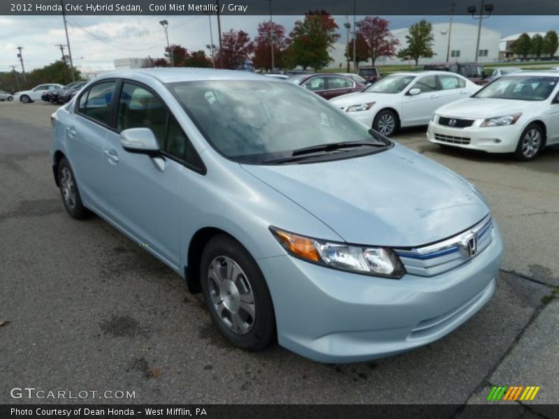 Front 3/4 View of 2012 Civic Hybrid Sedan