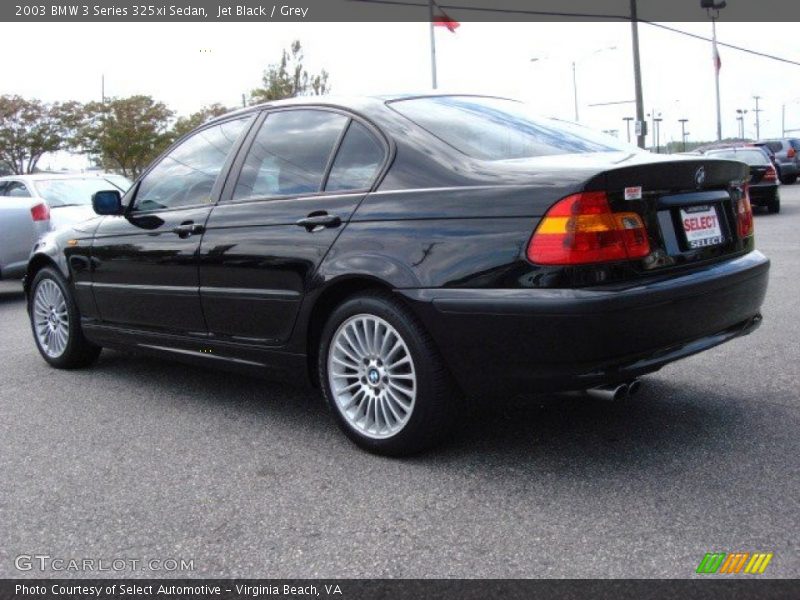 Jet Black / Grey 2003 BMW 3 Series 325xi Sedan