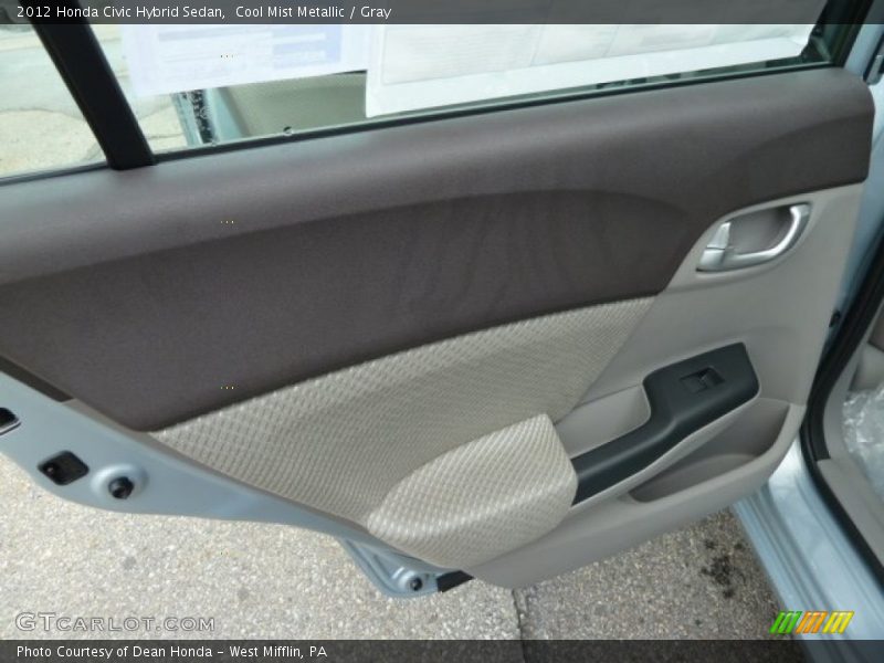 Door Panel of 2012 Civic Hybrid Sedan