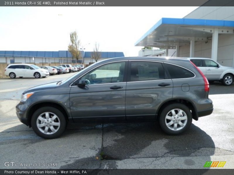 Polished Metal Metallic / Black 2011 Honda CR-V SE 4WD