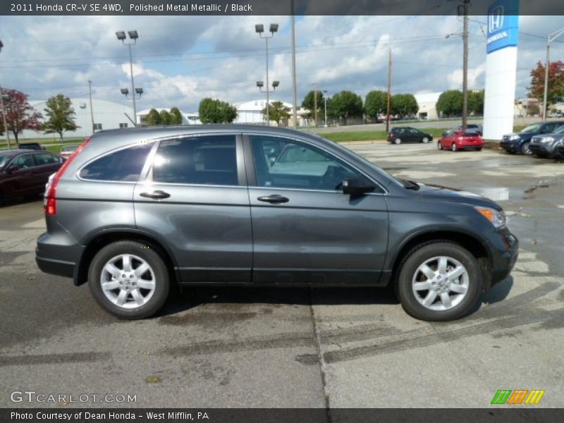 Polished Metal Metallic / Black 2011 Honda CR-V SE 4WD