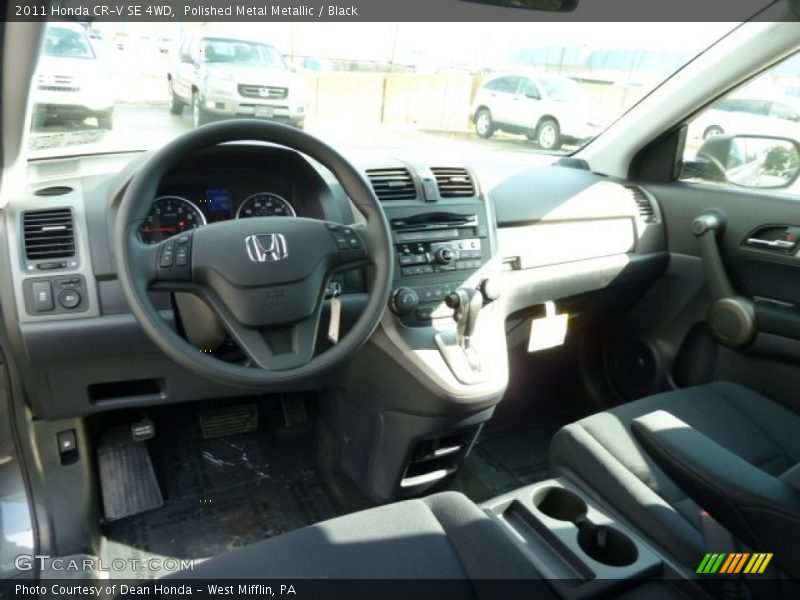 Polished Metal Metallic / Black 2011 Honda CR-V SE 4WD