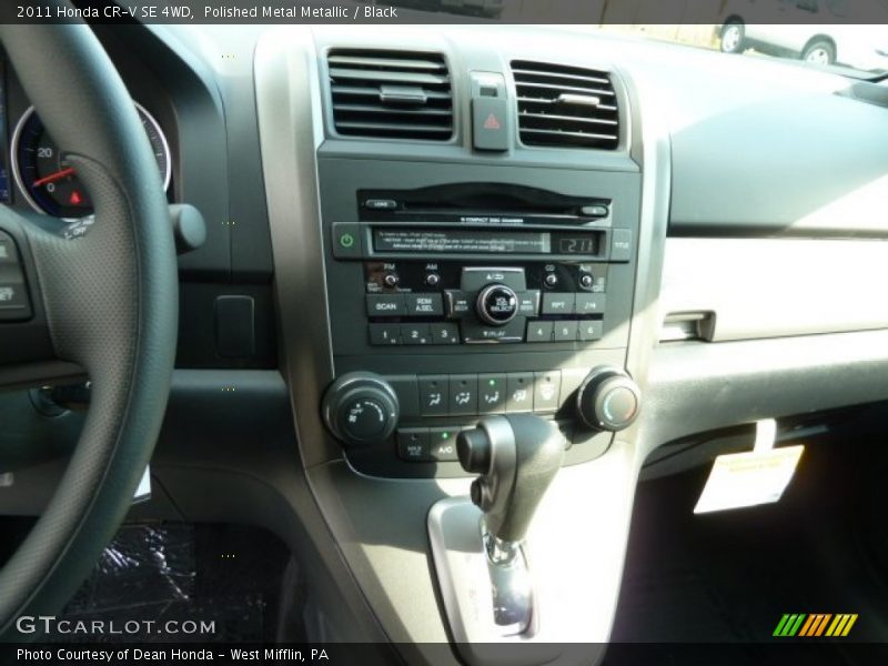 Polished Metal Metallic / Black 2011 Honda CR-V SE 4WD