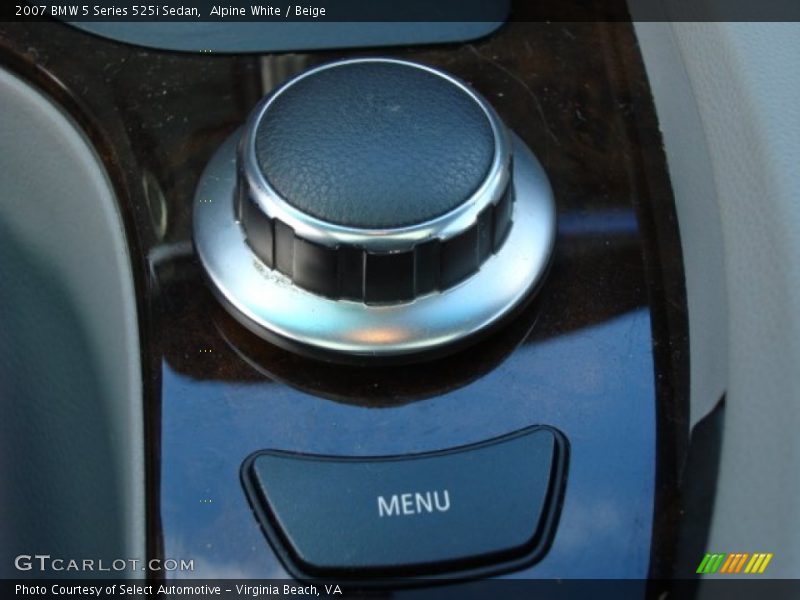 Alpine White / Beige 2007 BMW 5 Series 525i Sedan