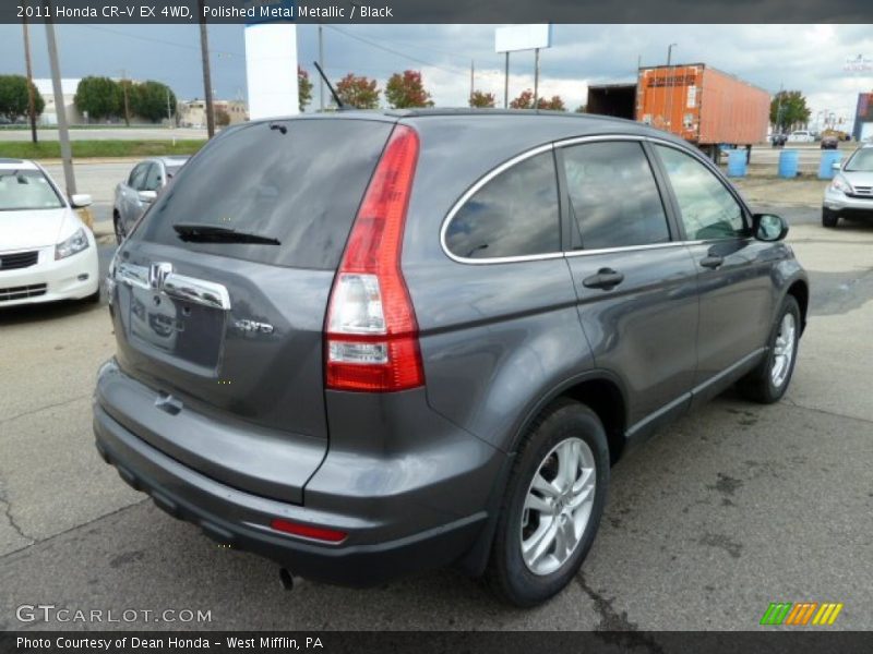 Polished Metal Metallic / Black 2011 Honda CR-V EX 4WD