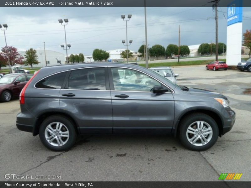 Polished Metal Metallic / Black 2011 Honda CR-V EX 4WD
