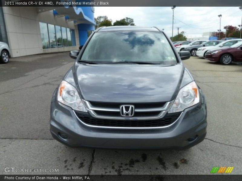 Polished Metal Metallic / Black 2011 Honda CR-V EX 4WD
