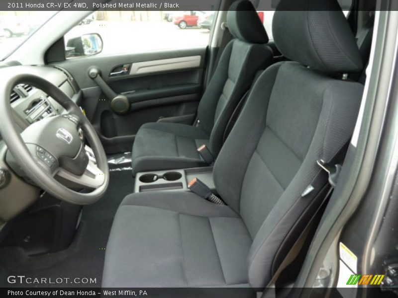 Polished Metal Metallic / Black 2011 Honda CR-V EX 4WD