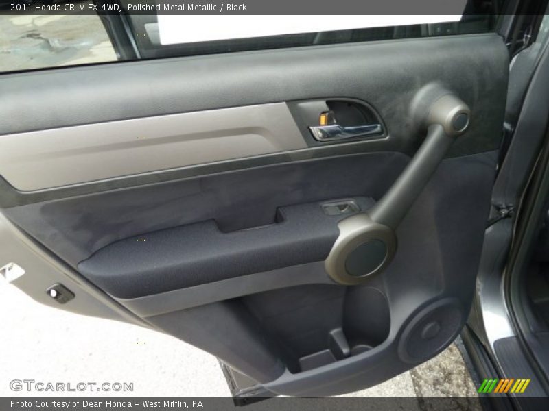 Polished Metal Metallic / Black 2011 Honda CR-V EX 4WD
