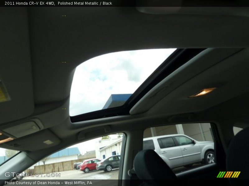 Polished Metal Metallic / Black 2011 Honda CR-V EX 4WD