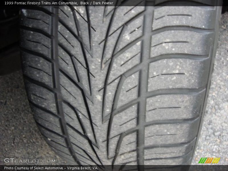 Black / Dark Pewter 1999 Pontiac Firebird Trans Am Convertible