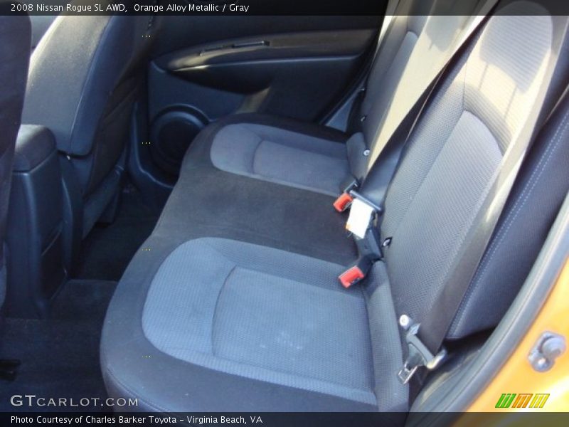 Orange Alloy Metallic / Gray 2008 Nissan Rogue SL AWD