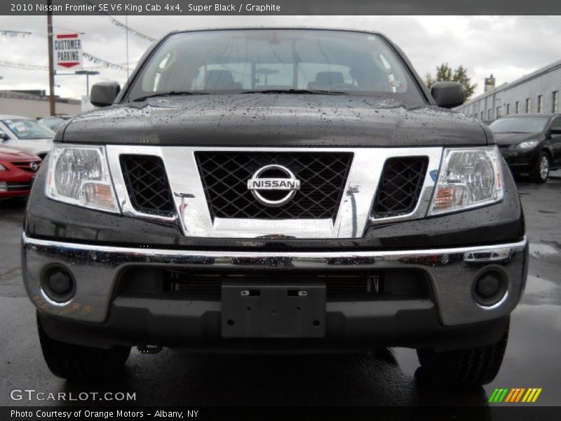 Super Black / Graphite 2010 Nissan Frontier SE V6 King Cab 4x4