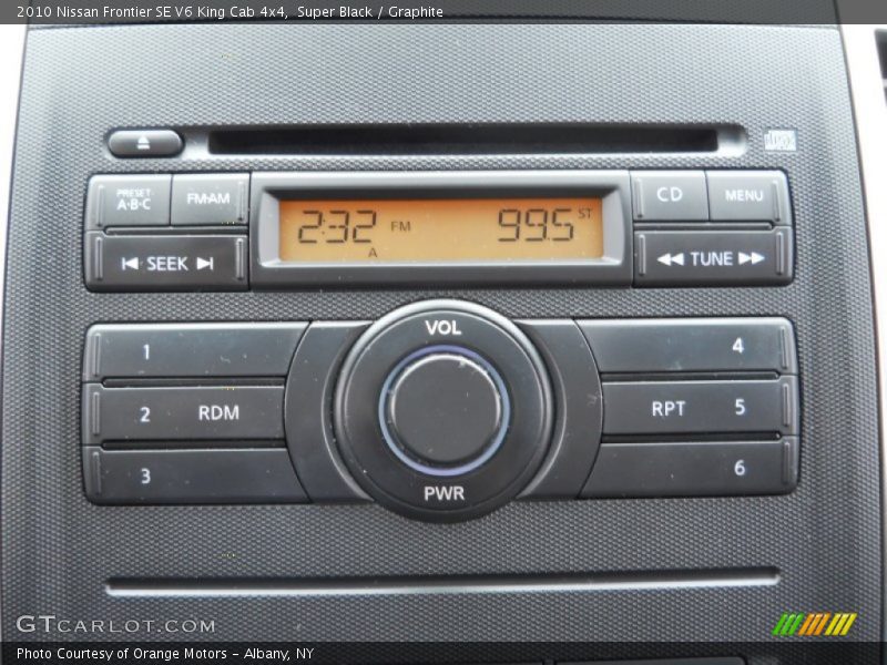 Super Black / Graphite 2010 Nissan Frontier SE V6 King Cab 4x4