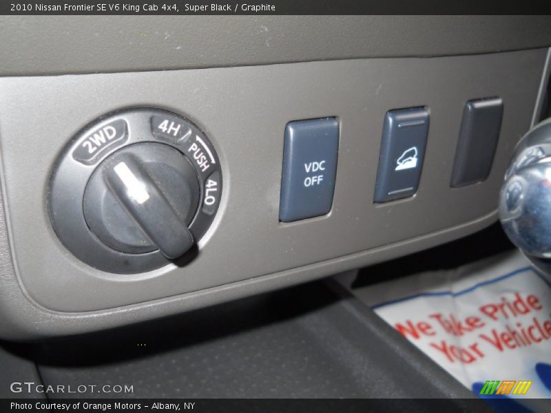 Super Black / Graphite 2010 Nissan Frontier SE V6 King Cab 4x4