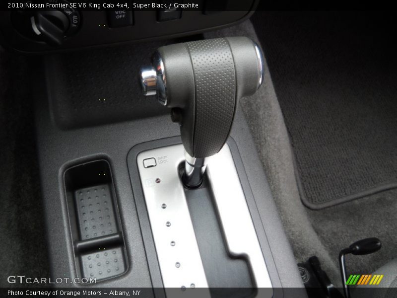 Super Black / Graphite 2010 Nissan Frontier SE V6 King Cab 4x4